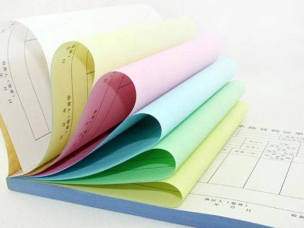 無碳復寫紙票據、不干膠